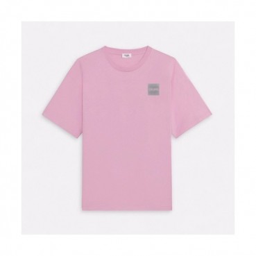 Celine Mm/Wm Hedi Slimane Logo Cotton Short Sleeved Tshirts Pink - 셀린느 2021 남/녀 로고 코튼 반팔티 Cel0120x Size(s 