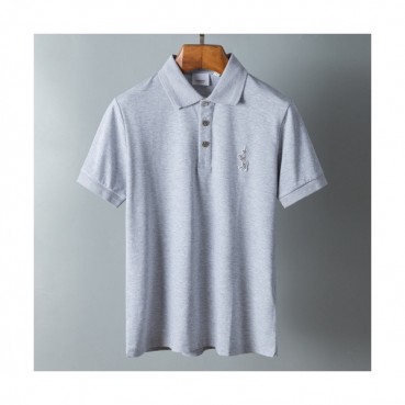 Burberry  Mens Logo Cotton Short Sleeved Tshirts Navy - 버버리 2021 남성 로고 코튼 반팔티 Bur03877x Size(m 