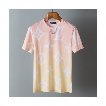 Louis vuitton  Mm/Wm Logo Short Sleeved Tshirts Pink - 루이비통 2021 남/녀 로고 반팔티 Lou02901x Size(m 