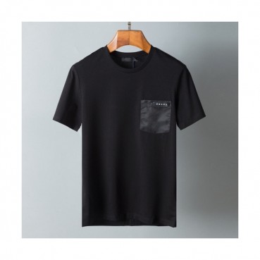 Prada  Mens Basic Logo Short Sleeved Tshirts Black - 프라다 2021 남성 베이직 로고 폴로 반팔티 Pra02276x Size(m 