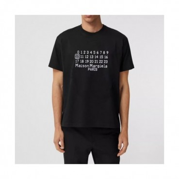 [인기템]Maison margiela  Mm/Wm Deserve Printing Cotton Short Sleeved Tshirts Black - 메종 마르지엘라 2021 남/녀 프린팅 코튼 반팔티 Mai0044x Size(s 