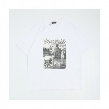 [매장판]Balenciaga  Mm/Wm Logo Cotton Short Sleeved Tshirts White - 발렌시아가 2021 남/녀 로고 코튼 반팔티 Bal01066x Size(xs 