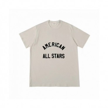 Fear of god  Mm/Wm Minimal Cotton Short Sleeved Tshirts Beige - 피어오브갓 2021 남/녀 미니멀 코튼 반팔티 Fea0298x Size(s 