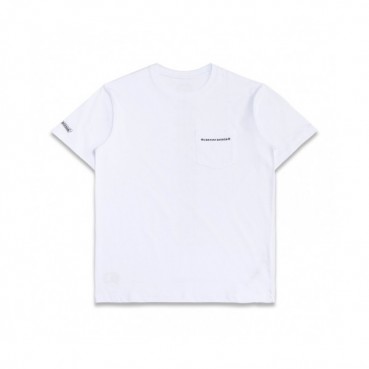 [트렌디]Chrome hearts  Mens Logo Casual Short Sleeved Tshirts White - 크롬하츠 2021 남성 로고 캐쥬얼 반팔티 Chr0360x Size(s 