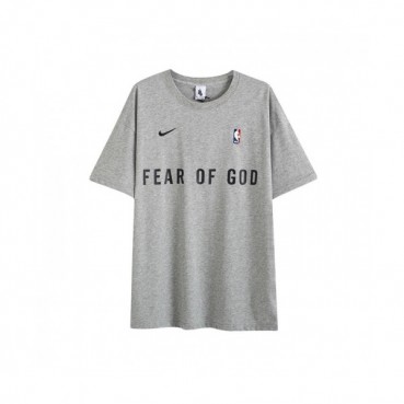 Fear of god  Mm/Wm Minimal Cotton Short Sleeved Tshirts Gray - 피어오브갓 2021 남/녀 미니멀 코튼 반팔티 Fea0297x Size(s 