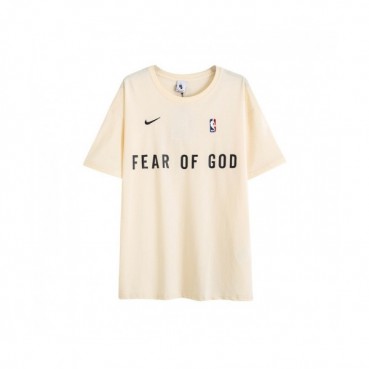 Fear of god  Mm/Wm Minimal Cotton Short Sleeved Tshirts Beige - 피어오브갓 2021 남/녀 미니멀 코튼 반팔티 Fea0295x Size(s 