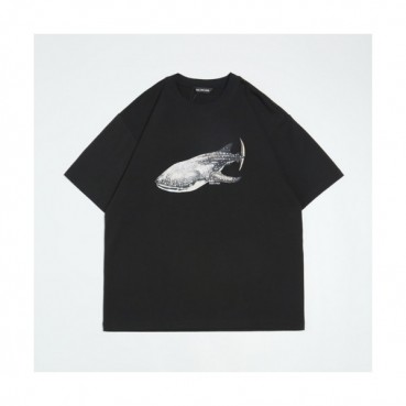 Balenciaga  Mm/Wm Logo Cotton Short Sleeved Tshirts Black - 발렌시아가 2021 남/녀 로고 코튼 반팔티 Bal01059x Size(xs 