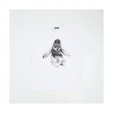 Balenciaga  Mm/Wm Logo Cotton Short Sleeved Tshirts White - 발렌시아가 2021 남/녀 로고 코튼 반팔티 Bal01055x Size(xs 