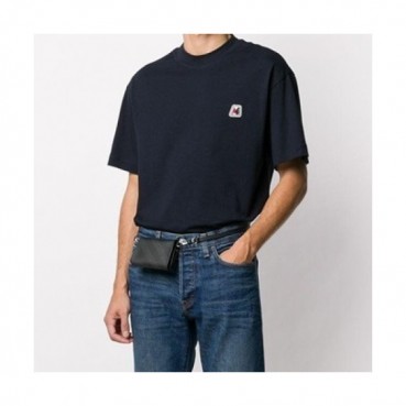 Moncler  Mens Logo Crew-neck Short Sleeved Tshirts Navy 