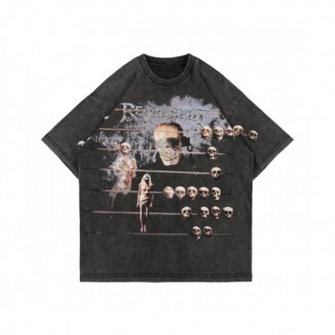 Represent  Mm/Wm Wolf Logo Cotton Short Sleeved Tshirts Black - 리프리젠트 2021 남자 울프 로고 코튼 반팔티 Rep0013x Size(m 