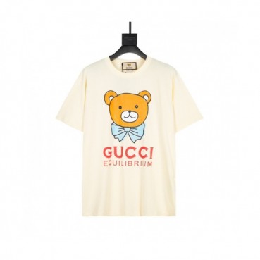 Gucci  Mm/Wm Logo Short Sleeved Tshirts Ivory - 구찌 2021 남/녀 로고 반팔티 Guc03744x Size(xs 