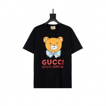 Gucci  Mm/Wm Logo Short Sleeved Tshirts Black - 구찌 2021 남/녀 로고 반팔티 Guc03743x Size(xs 