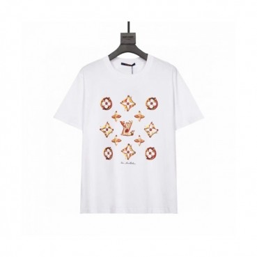 Louis vuitton  Mm/Wm Logo Short Sleeved Tshirts White - 루이비통 2021 남/녀 로고 반팔티 Lou02899x Size(xs 