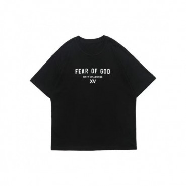 Fear of god  Mm/Wm Minimal Cotton Short Sleeved Tshirts Black - 피어오브갓 2021 남/녀 미니멀 코튼 반팔티 Fea0272x Size(xs 
