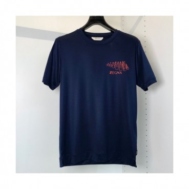 Ermenegildo Zegna  Mens Business Short Sleeved Polo Tshirts Black - 에르메네질도 2021 제냐 남성 비지니스 반팔티 Zeg0295x Size(m 