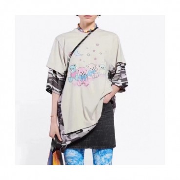 Gucci  Mm/Wm Logo Short Sleeved Tshirts Beige- 구찌 2021 남/녀 로고 반팔티 Guc03739x Size(s 