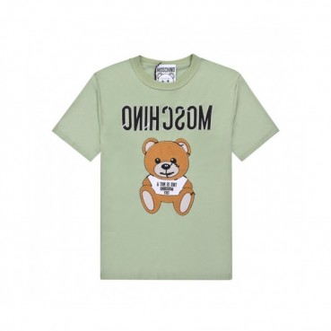 Moschino  Mm/Wm Logo Cotton Short Sleeved Tshirts Mint - 모스키노 2021 남/녀 로고 코튼 반팔티 Mos0167x Size(s 