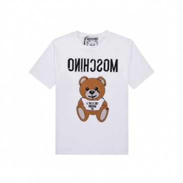 Moschino  Mm/Wm Logo Cotton Short Sleeved Tshirts White - 모스키노 2021 남/녀 로고 코튼 반팔티 Mos0166x Size(s 