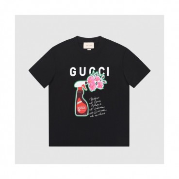 Gucci  Mm/Wm Logo Short Sleeved Tshirts Black - 구찌 2021 남/녀 로고 반팔티 Guc03726x Size(xs 