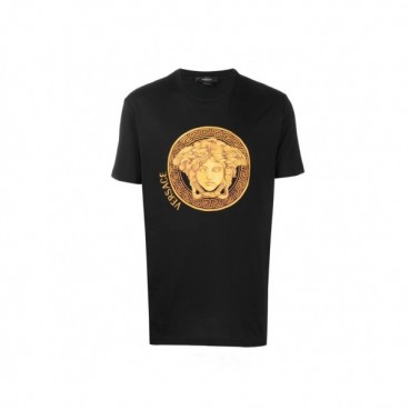Versace  Mens Logo Short Sleeved Tshirts Black - 베르사체 2021 남성 메두사 반팔티 Ver0849x Size(s 