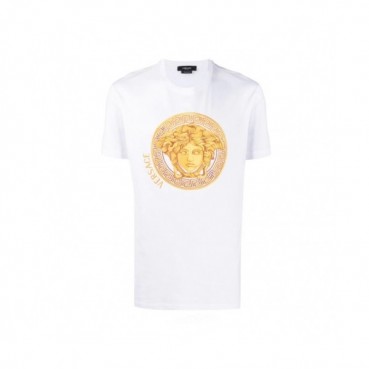 [추천템]Versace  Mens Logo Short Sleeved Tshirts Black - 베르사체 2021 남성 메두사 반팔티 Ver0846x Size(s 