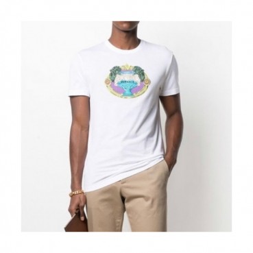 Versace  Mens Logo Short Sleeved Tshirts Black - 베르사체 2021 남성 메두사 반팔티 Ver0844x Size(s 