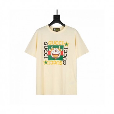 Gucci  Mm/Wm Logo Short Sleeved Tshirts Ivory - 구찌 2021 남/녀 로고 반팔티 Guc03723x Size(xs 