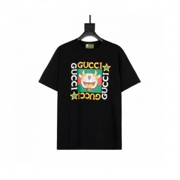 Gucci  Mm/Wm Logo Short Sleeved Tshirts Black - 구찌 2021 남/녀 로고 반팔티 Guc03722x Size(xs 