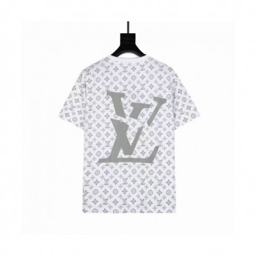 Louis vuitton  Mm/Wm Logo Short Sleeved Tshirts White - 루이비통 2021 남/녀 로고 반팔티 Lou02868x Size(xs 