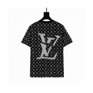 [매장판]Louis vuitton  Mm/Wm Logo Short Sleeved Tshirts Black - 루이비통 2021 남/녀 로고 반팔티 Lou02867x Size(xs 
