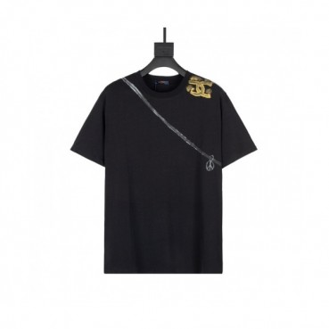 Louis vuitton  Mm/Wm Logo Short Sleeved Tshirts Black - 루이비통 2021 남/녀 로고 반팔티 Lou02866x Size(xs 