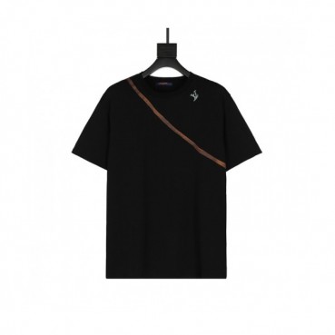 Louis vuitton  Mm/Wm Logo Short Sleeved Tshirts Black - 루이비통 2021 남/녀 로고 반팔티 Lou02867x Size(xs 