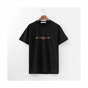 Givenchy  Mens Logo Short Sleeved Tshirts Black - 지방시 2021 남성 로고 코튼 반팔티 Giv0535x Size(2xs 