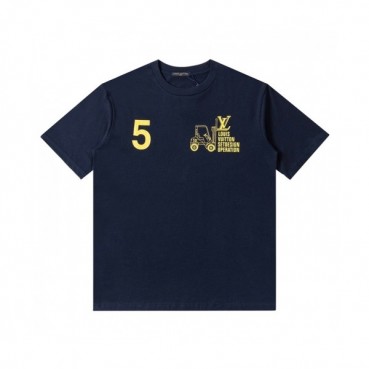 Louis vuitton  Mm/Wm Logo Short Sleeved Tshirts Navy - 루이비통 2021 남/녀 로고 반팔티 Lou02859x Size(xs 