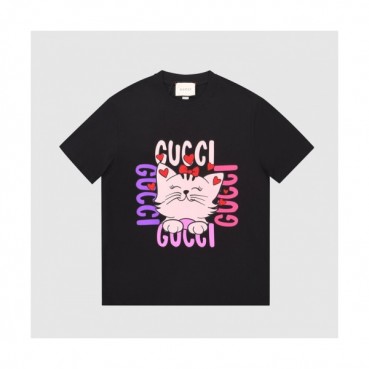 Gucci  Mm/Wm Logo Short Sleeved Tshirts Black - 구찌 2021 남/녀 로고 반팔티 Guc03720x Size(s 