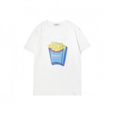 Balenciaga  Mm/Wm Logo Cotton Short Sleeved Tshirts Black - 발렌시아가 2021 남/녀 로고 코튼 반팔티 Bal01043x Size(s 