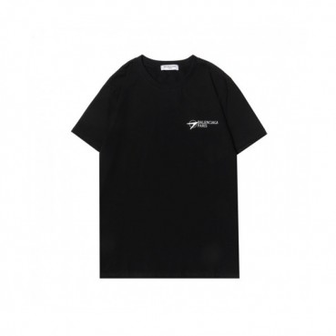 Balenciaga  Mm/Wm Logo Cotton Short Sleeved Tshirts Black - 발렌시아가 2021 남/녀 로고 코튼 반팔티 Bal01040x Size(s 