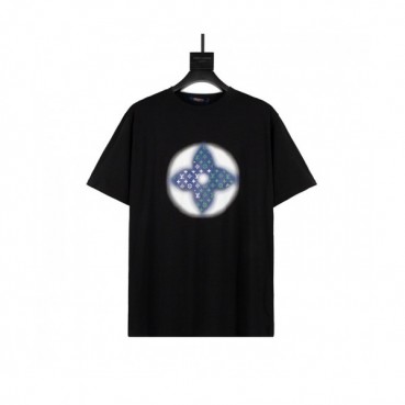 Louis vuitton  Mm/Wm Logo Short Sleeved Tshirts Black - 루이비통 2021 남/녀 로고 반팔티 Lou02846x Size(xs 