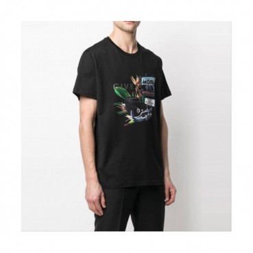 Givenchy  Mens Logo Short Sleeved Tshirts Black - 지방시 2021 남성 로고 코튼 반팔티 Giv0531x Size(xs 