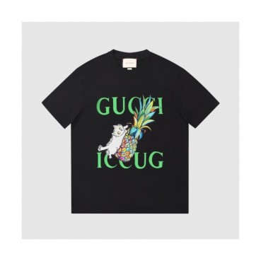 Gucci  Mm/Wm Logo Short Sleeved Tshirts Black - 구찌 2021 남/녀 로고 반팔티 Guc03704x Size(s 