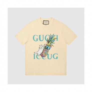 Gucci  Mm/Wm Logo Short Sleeved Tshirts Ivory - 구찌 2021 남/녀 로고 반팔티 Guc03704x Size(s 