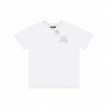 Amiri  Mm/Wm Logo Cotton Short Sleeved Tshirts White - 아미리 2021 남/녀 로고 코튼 반팔티 Ami0192x Size(s 