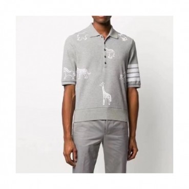 Thom Browne  Mens Casual Short Sleeved Tshirts Gray - 톰브라운 2021 남성 캐쥬얼 반팔티 Thom01263x Size(0 