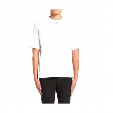 Prada  Mens Basic Logo Short Sleeved Tshirts White - 프라다 2021 남성 베이직 로고 폴로 반팔티 Pra02256x Size(s 