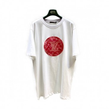 Louis vuitton  Mm/Wm Logo Short Sleeved Tshirts White - 루이비통 2021 남/녀 로고 반팔티 Lou02841x Size(s 