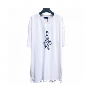 [트렌디]Prada  Mens Basic Logo Short Sleeved Tshirts White - 프라다 2021 남성 베이직 로고 폴로 반팔티 Pra02247x Size(s 