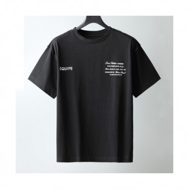 [굿템]Louis vuitton  Mm/Wm Logo Short Sleeved Tshirts Black - 루이비통 2021 남/녀 로고 반팔티 Lou02835x Size(s 