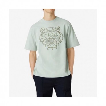 Kenzo  Mens Tiger Cotton Short Sleeved Tshirts Mint - 겐조 2021 남성 타이거 캐쥬얼 코튼  반팔티 Ken0149x Size(m 