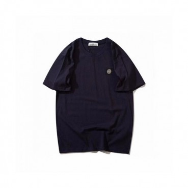 Stone Island  Mens Crew-neck Cotton Short Sleeved Tshirts Green 