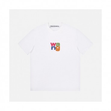 Alexsander Wang  Mm/Wm Logo Short Sleeved Tshirts White - 알렉산더왕 2021 남/녀 로고 반팔티 Alw0163x Size(xs 